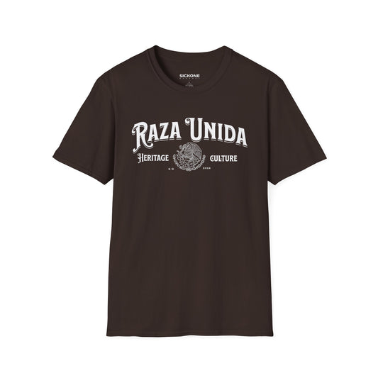Raza Unida cultural pride tee by SickOne Apparel – brown shirt