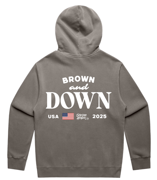 Brown and Down